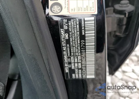 2013 Mercedes-Benz E 350 4Matic from USA, damaged, VIN WDDHF8JB4DA681799